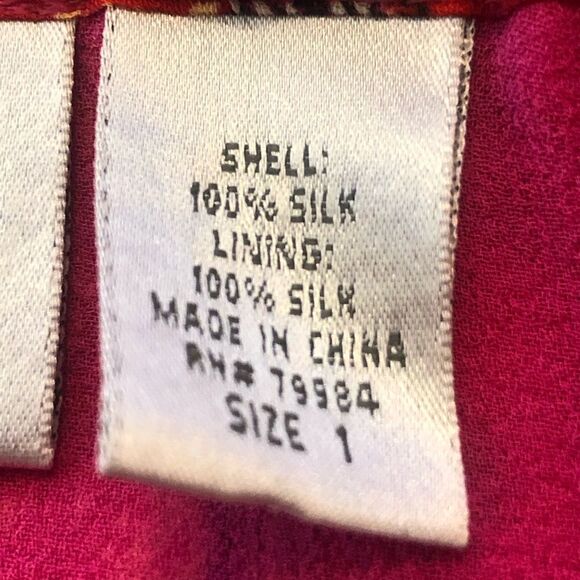 Chicos Whimsical Hawaiian print Silk Floaty A Line Skirt Size 8 - Picture 4 of 13